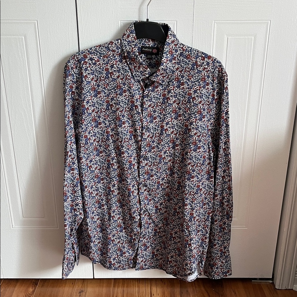 Stylish Floral Men's Button Down Shirt